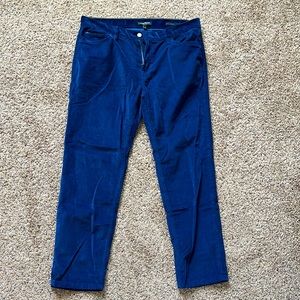 Banana Republic blue corduroy pants 35x30